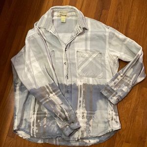 Chunky Tie dye flannel